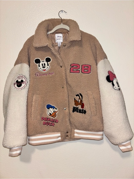 Forever 21 Jackets & Blazers - Disney X Forever 21 Varsity Sherpa Jacket Mickey Mouse women L